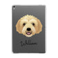 Labradoodle Personalised Apple iPad Grey Case