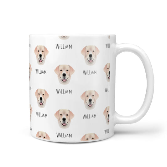Labrador Retriever Icon with Name 10oz Mug