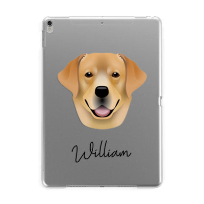 Labrador Retriever Personalised Apple iPad Silver Case