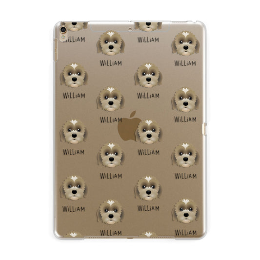 Lachon Icon with Name Apple iPad Gold Case