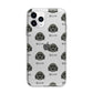 Lachon Icon with Name Apple iPhone 11 Pro in Silver with Bumper Case