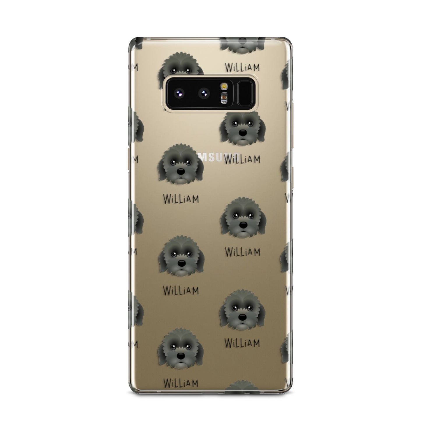 Lachon Icon with Name Samsung Galaxy Note 8 Case