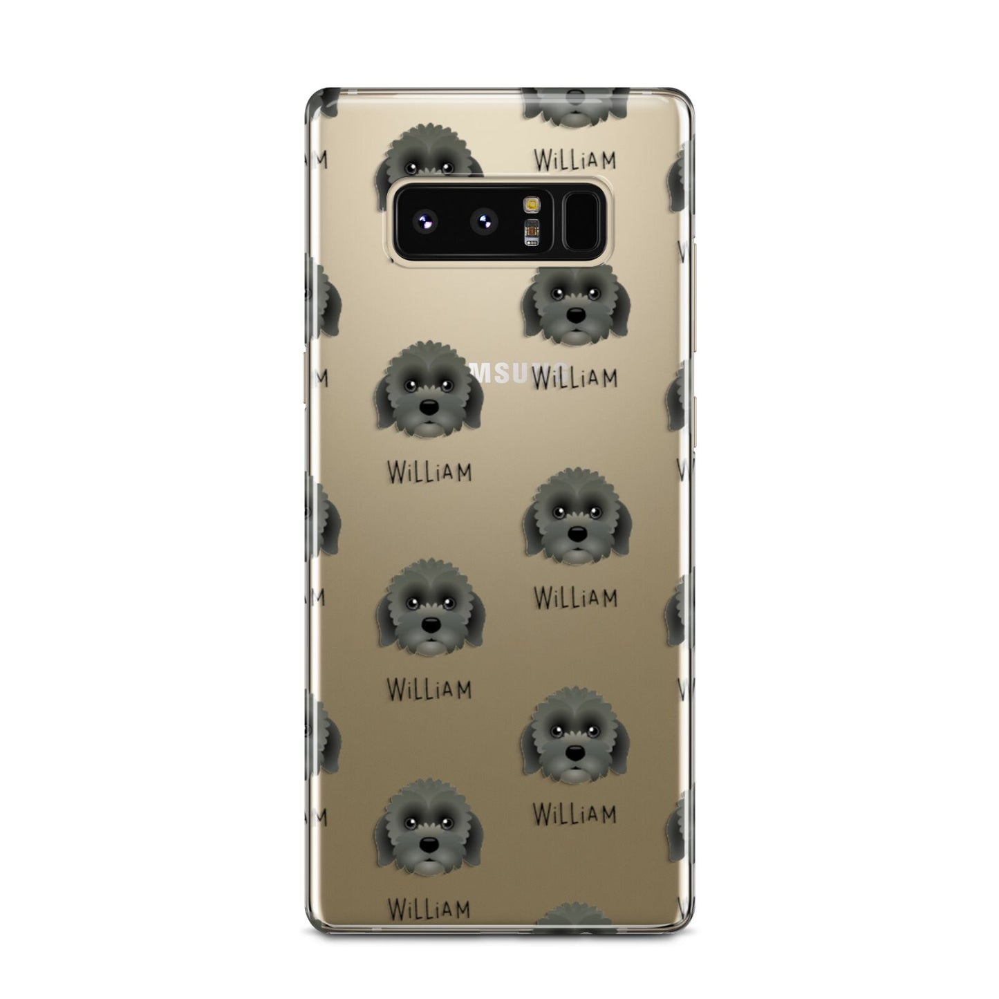 Lachon Icon with Name Samsung Galaxy Note 8 Case