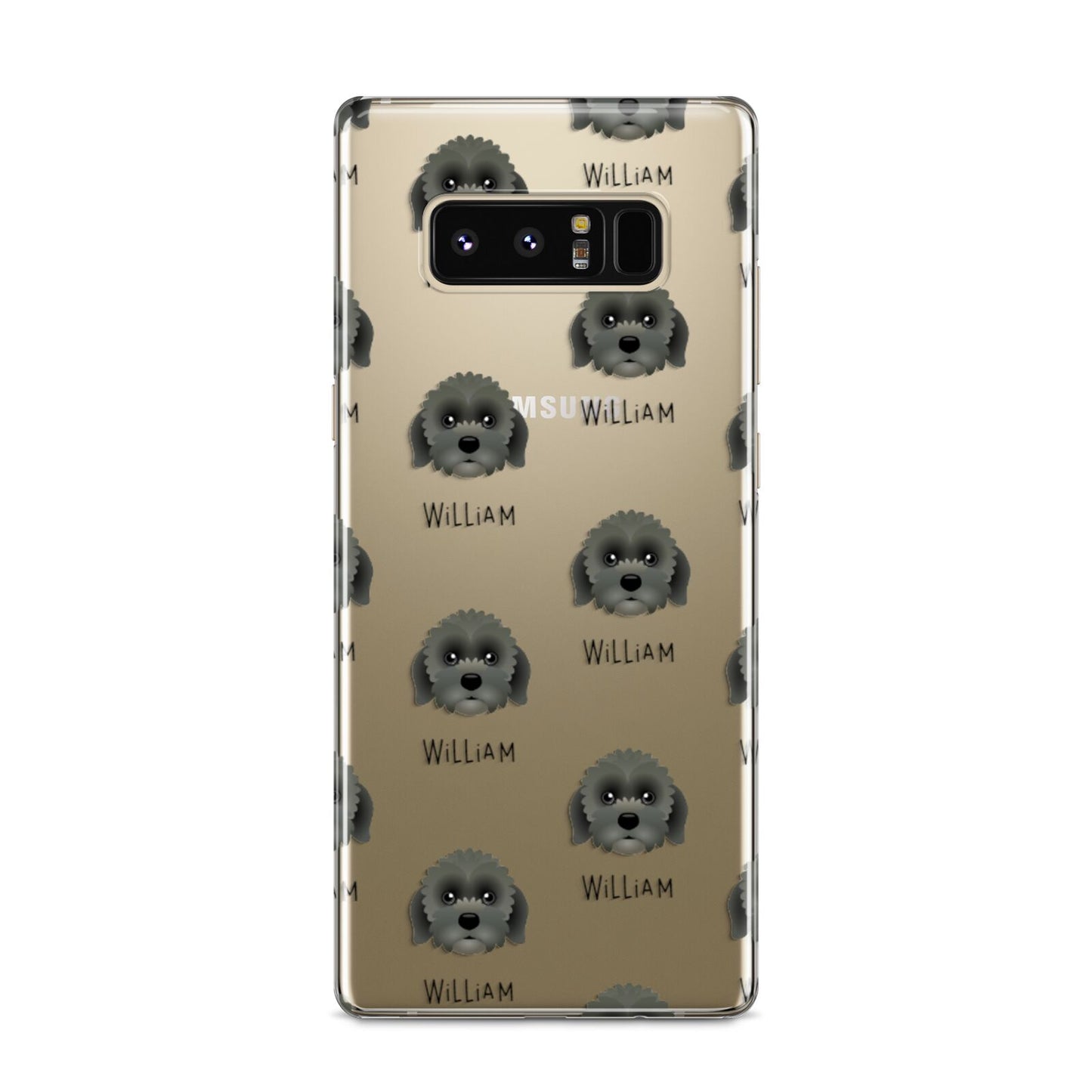 Lachon Icon with Name Samsung Galaxy S8 Case