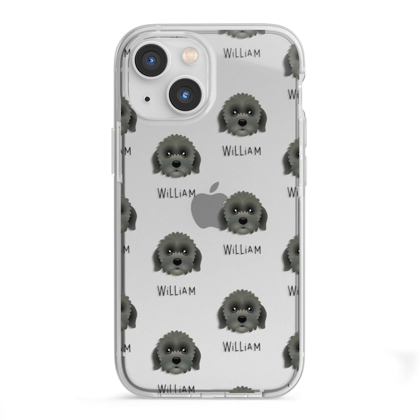 Lachon Icon with Name iPhone 13 Mini TPU Impact Case with White Edges