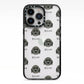 Lachon Icon with Name iPhone 13 Pro Black Impact Case on Silver phone