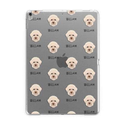Lagotto Romagnolo Icon with Name Apple iPad Silver Case