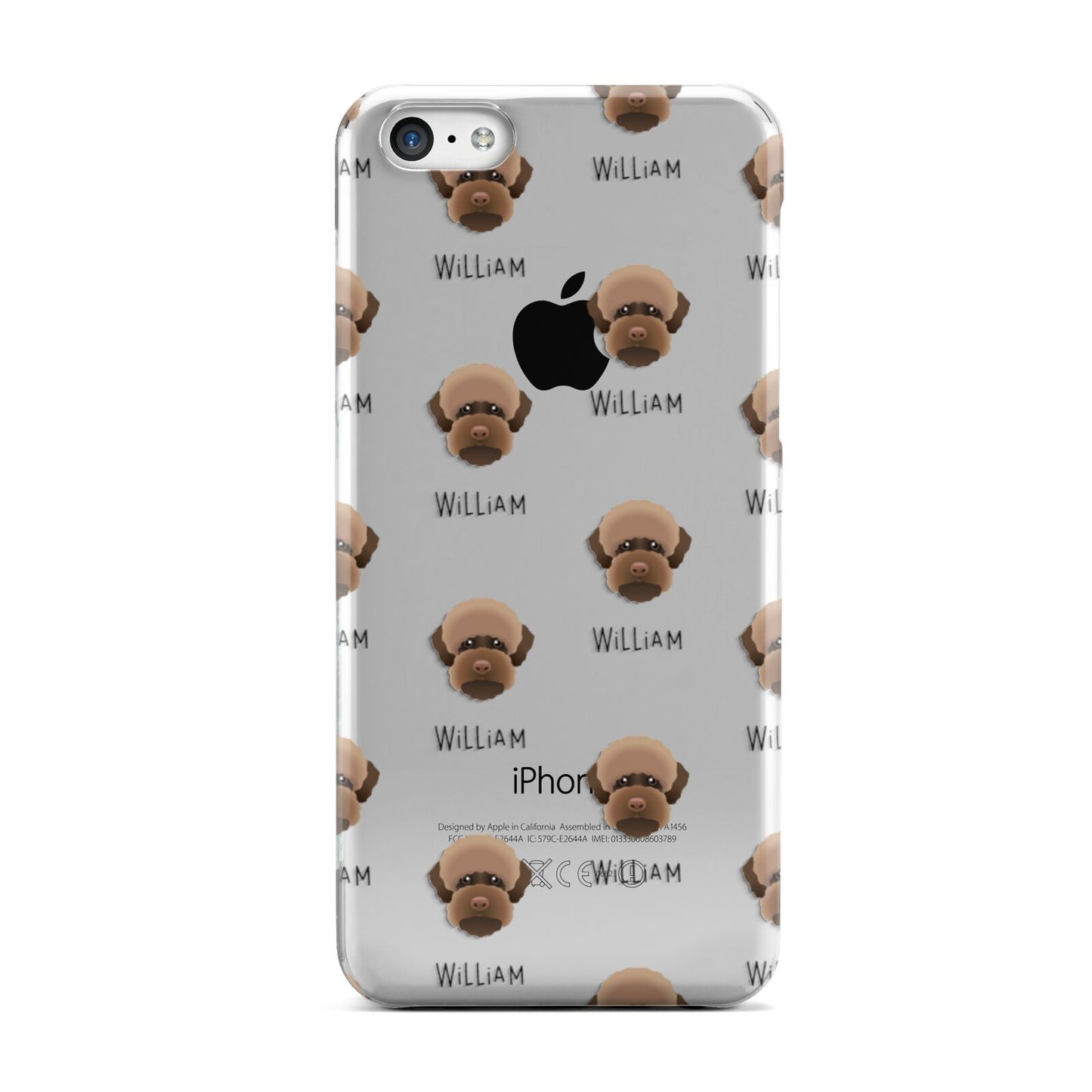 Lagotto Romagnolo Icon with Name Apple iPhone 5c Case