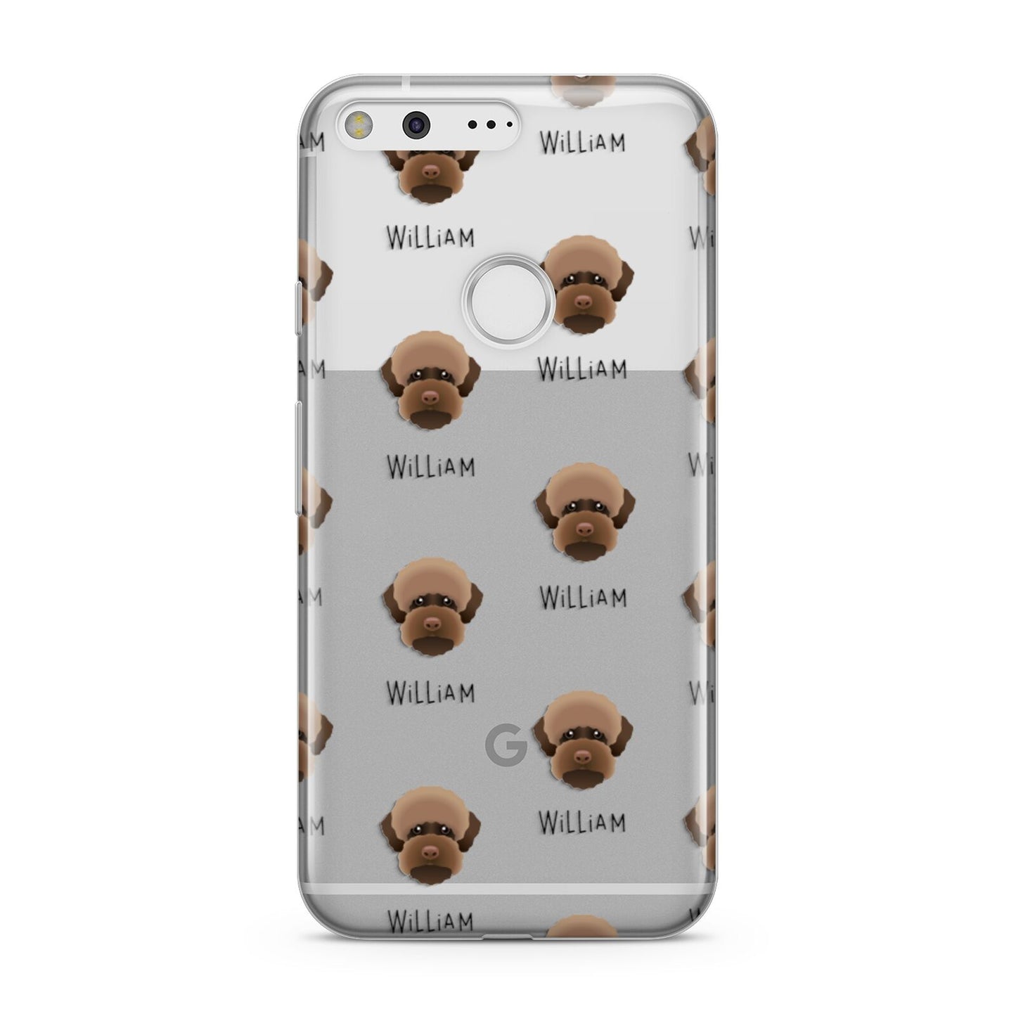 Lagotto Romagnolo Icon with Name Google Pixel Case