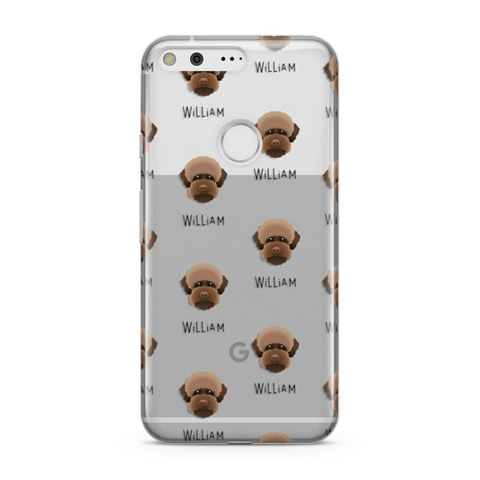 Lagotto Romagnolo Icon with Name Google Pixel Case