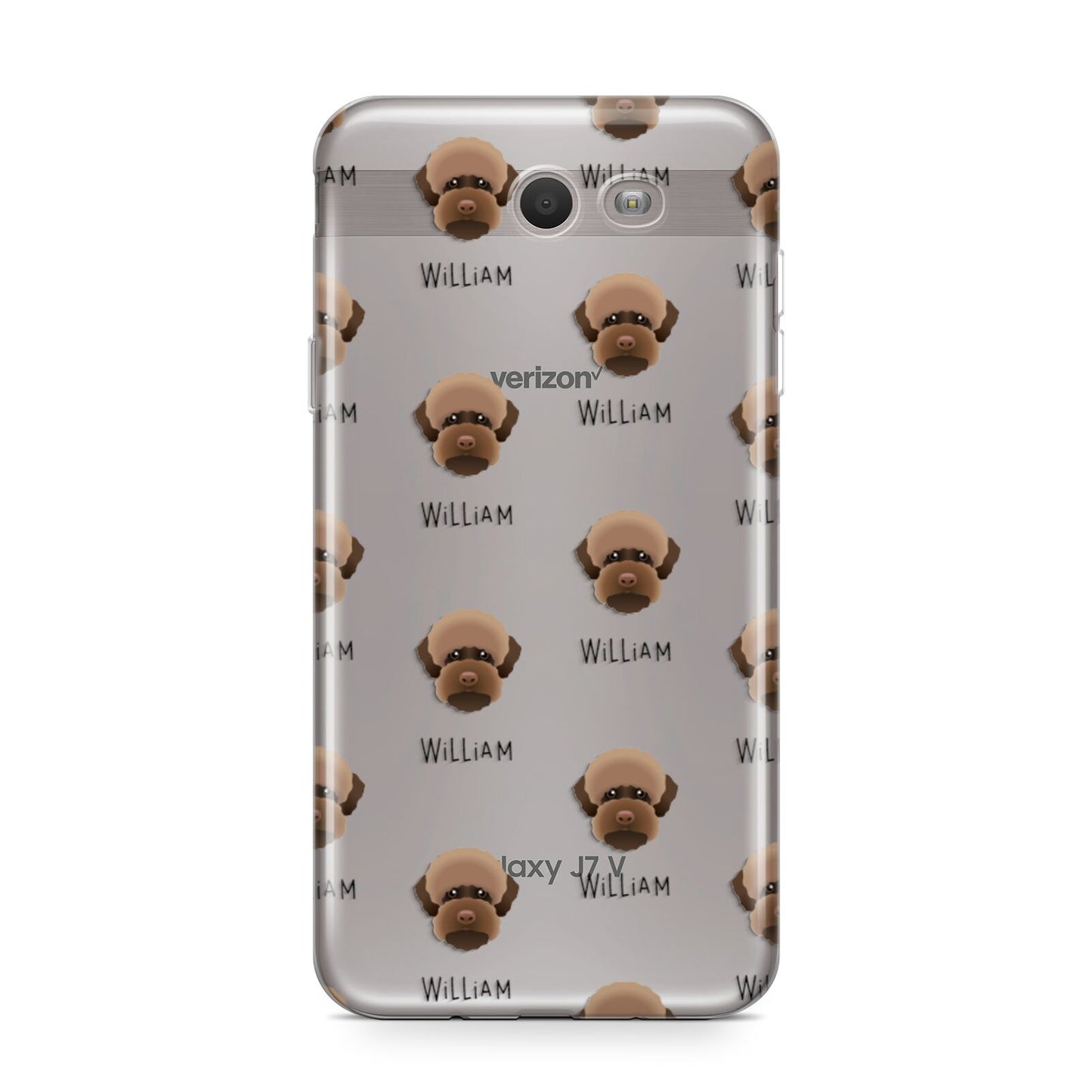 Lagotto Romagnolo Icon with Name Samsung Galaxy J7 2017 Case