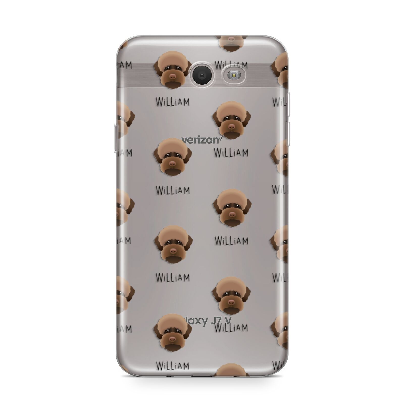 Lagotto Romagnolo Icon with Name Samsung Galaxy J7 2017 Case