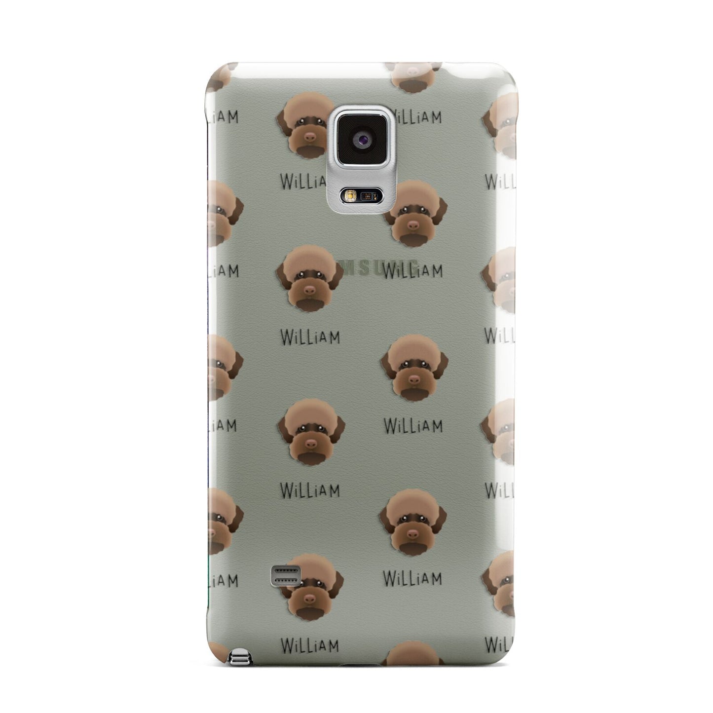 Lagotto Romagnolo Icon with Name Samsung Galaxy Note 4 Case