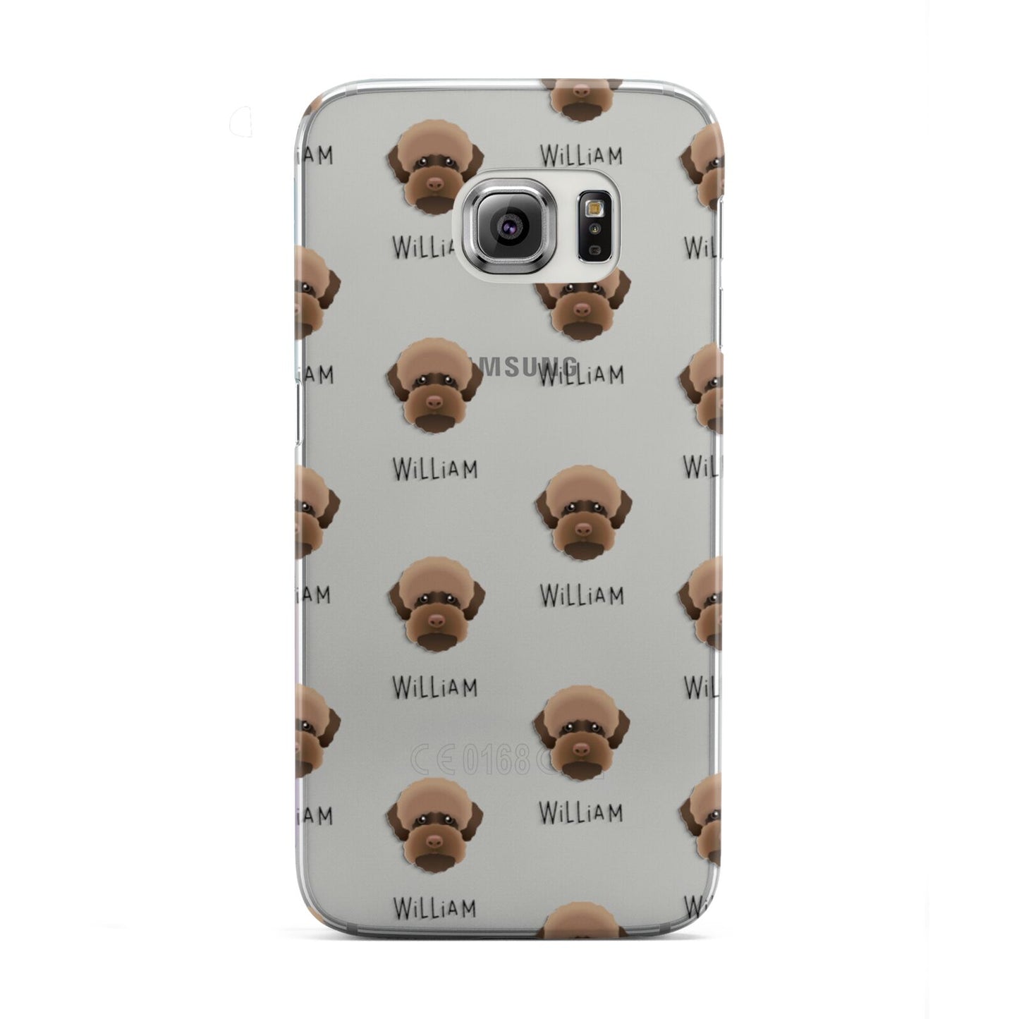 Lagotto Romagnolo Icon with Name Samsung Galaxy S6 Edge Case