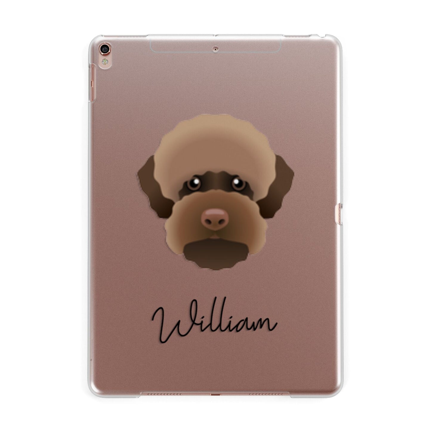 Lagotto Romagnolo Personalised Apple iPad Rose Gold Case