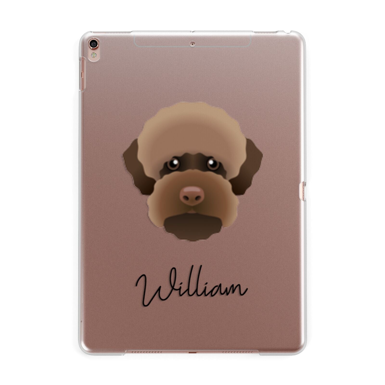 Lagotto Romagnolo Personalised Apple iPad Rose Gold Case