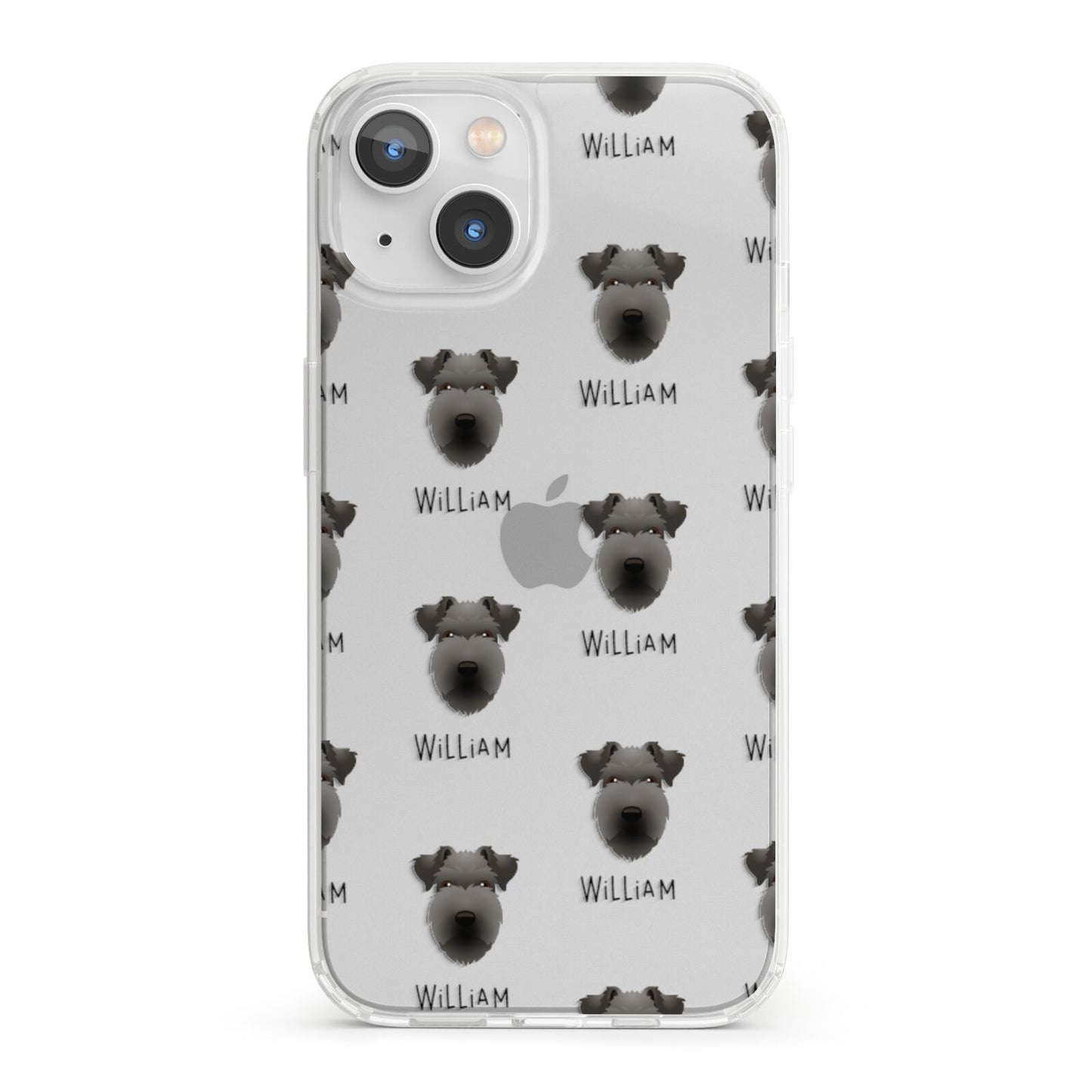 Lakeland Terrier Icon with Name iPhone 13 Clear Bumper Case