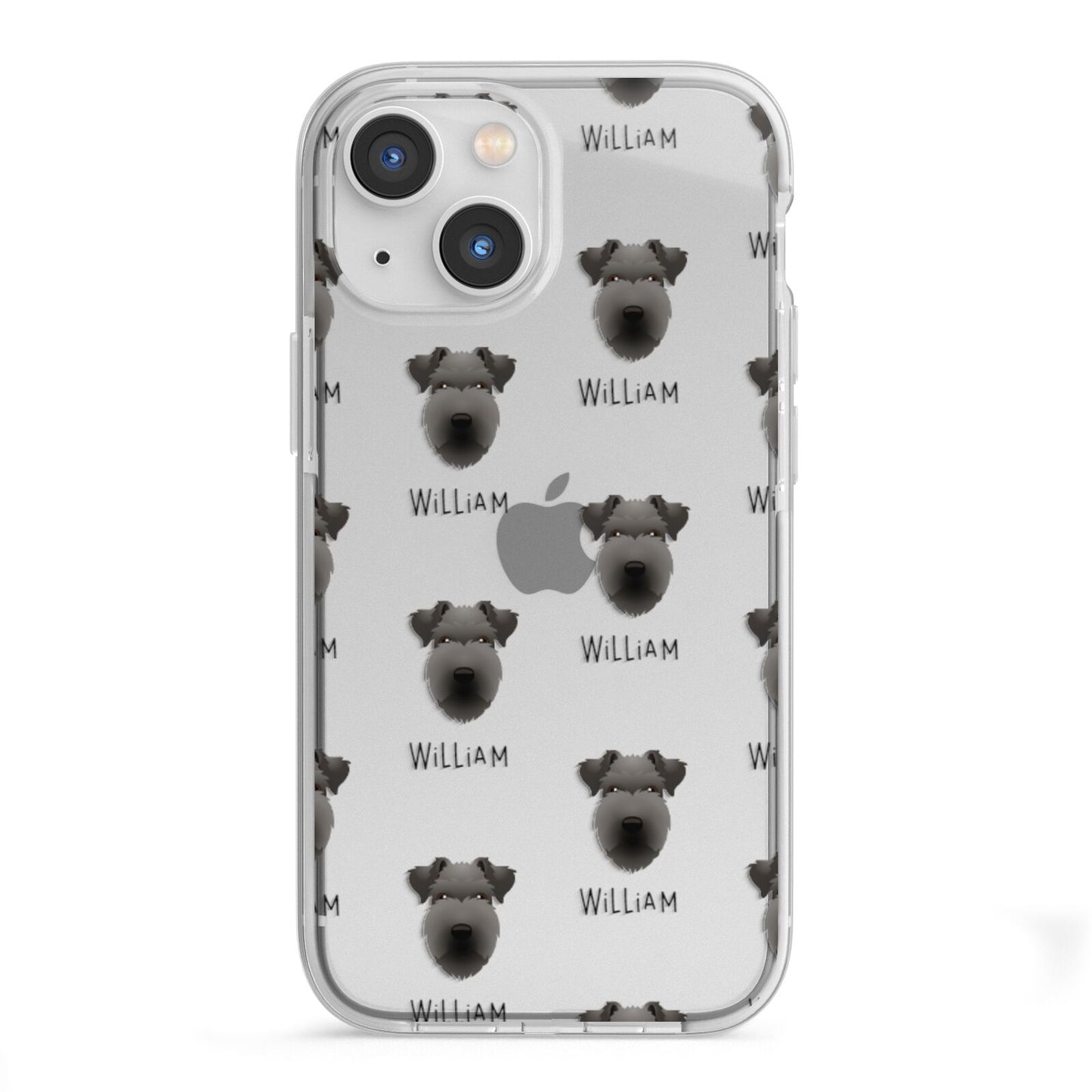 Lakeland Terrier Icon with Name iPhone 13 Mini TPU Impact Case with White Edges