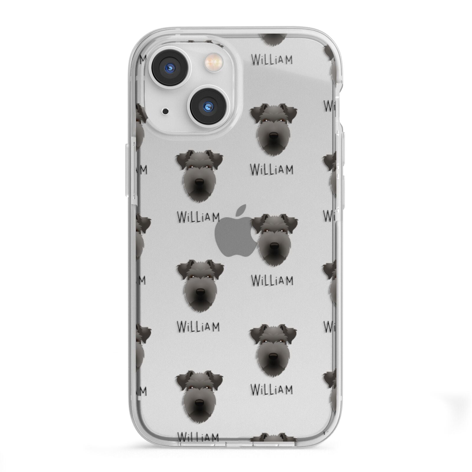 Lakeland Terrier Icon with Name iPhone 13 Mini TPU Impact Case with White Edges