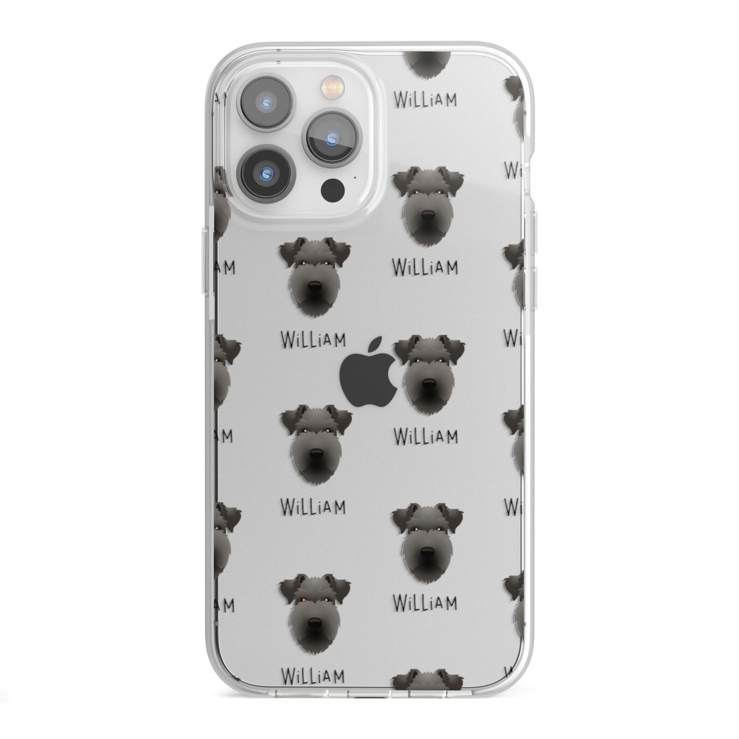 Lakeland Terrier Icon with Name iPhone 13 Pro Max TPU Impact Case with White Edges