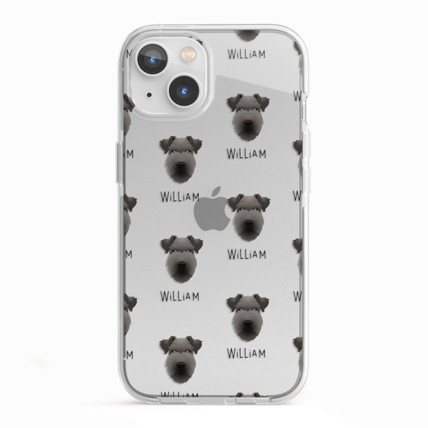 Lakeland Terrier Icon with Name iPhone 13 TPU Impact Case with White Edges