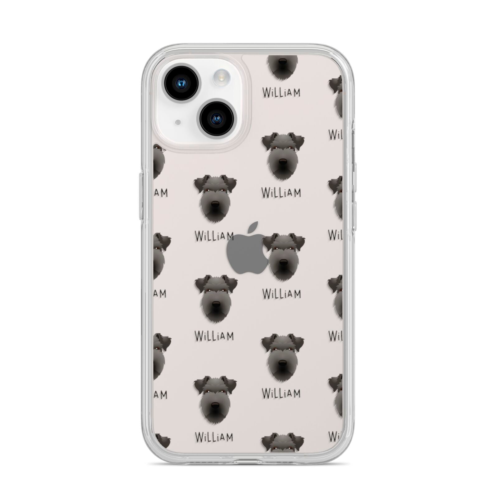 Lakeland Terrier Icon with Name iPhone 14 Clear Tough Case Starlight