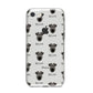 Lakeland Terrier Icon with Name iPhone 8 Bumper Case on Silver iPhone