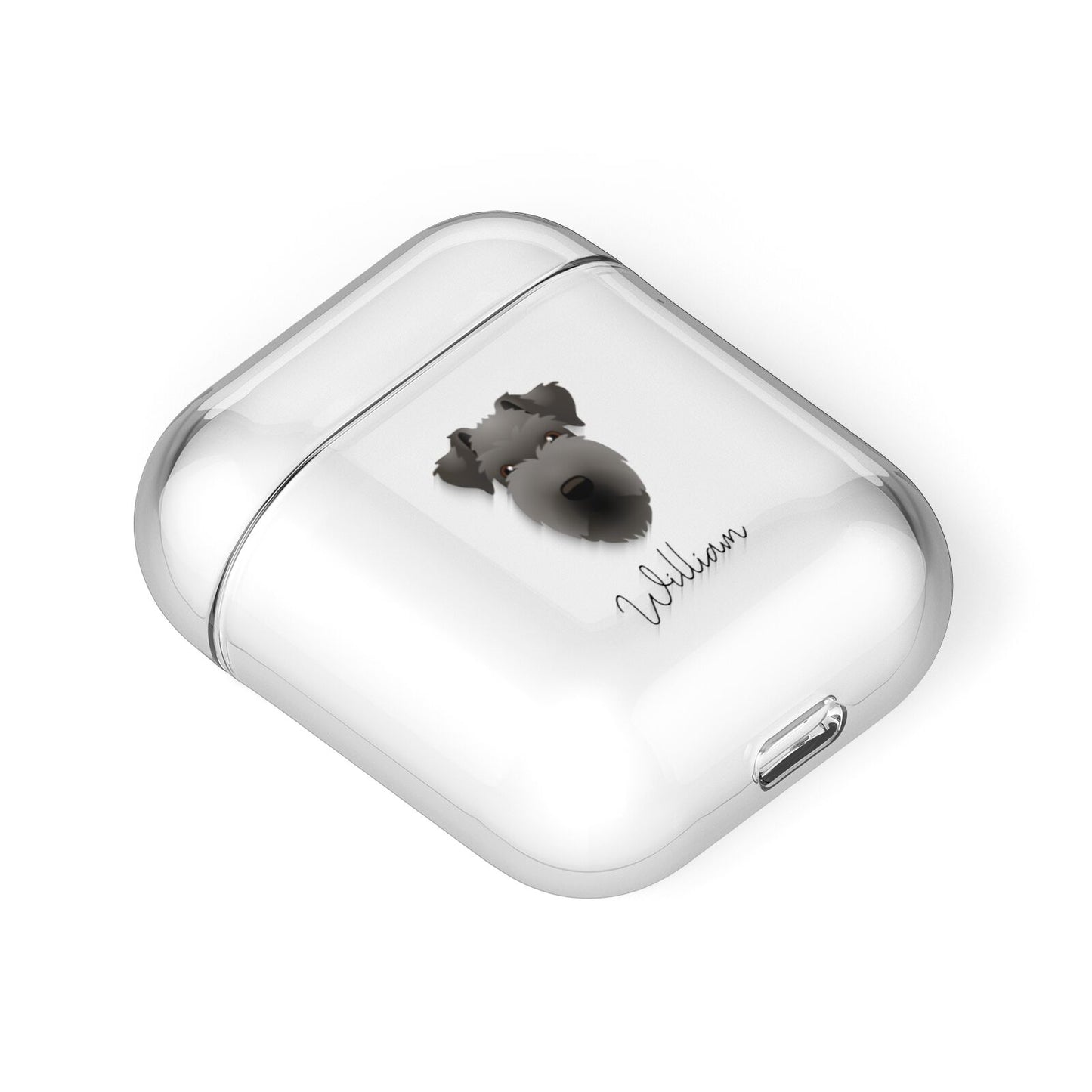 Lakeland Terrier Personalised AirPods Case Laid Flat