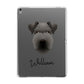 Lakeland Terrier Personalised Apple iPad Grey Case
