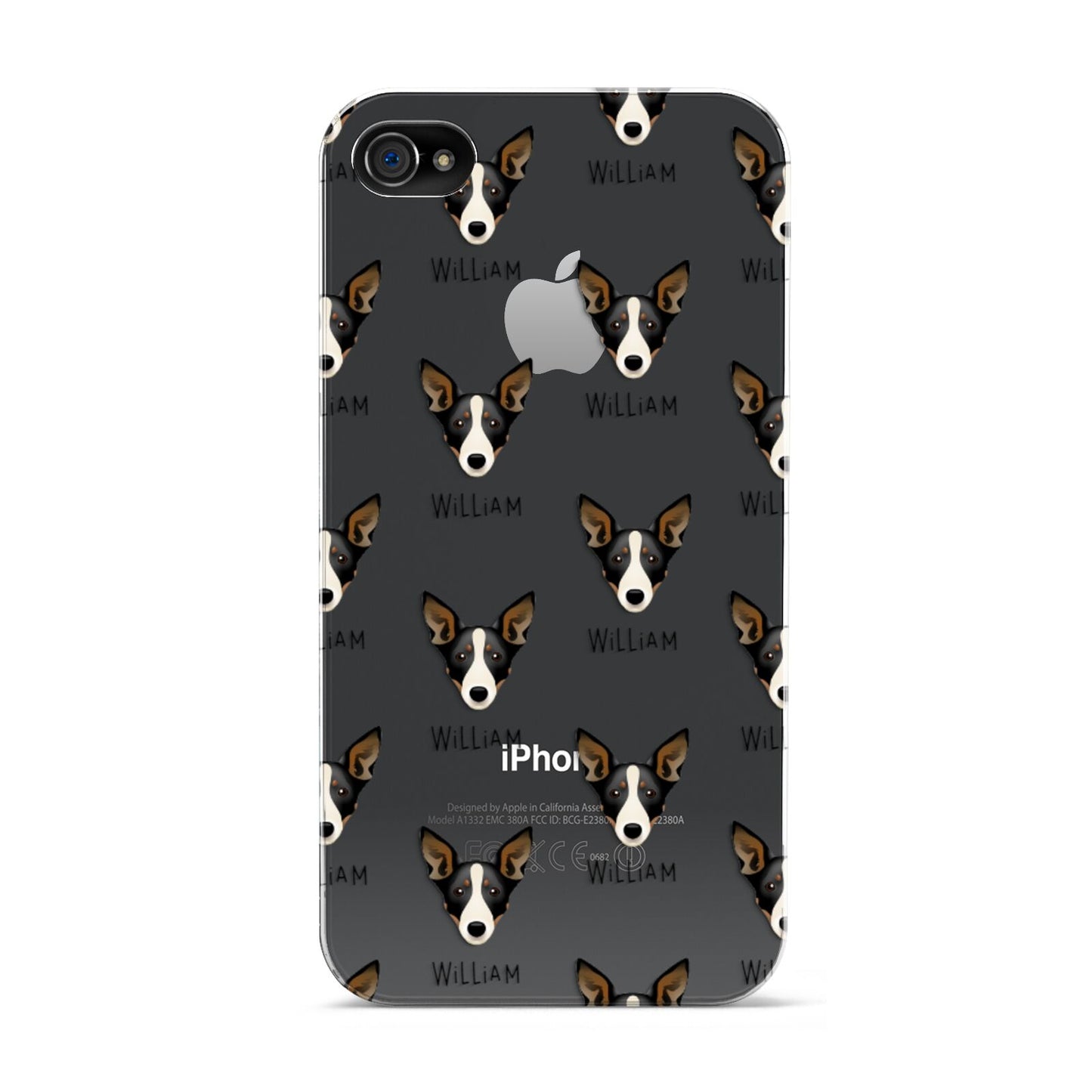 Lancashire Heeler Icon with Name Apple iPhone 4s Case