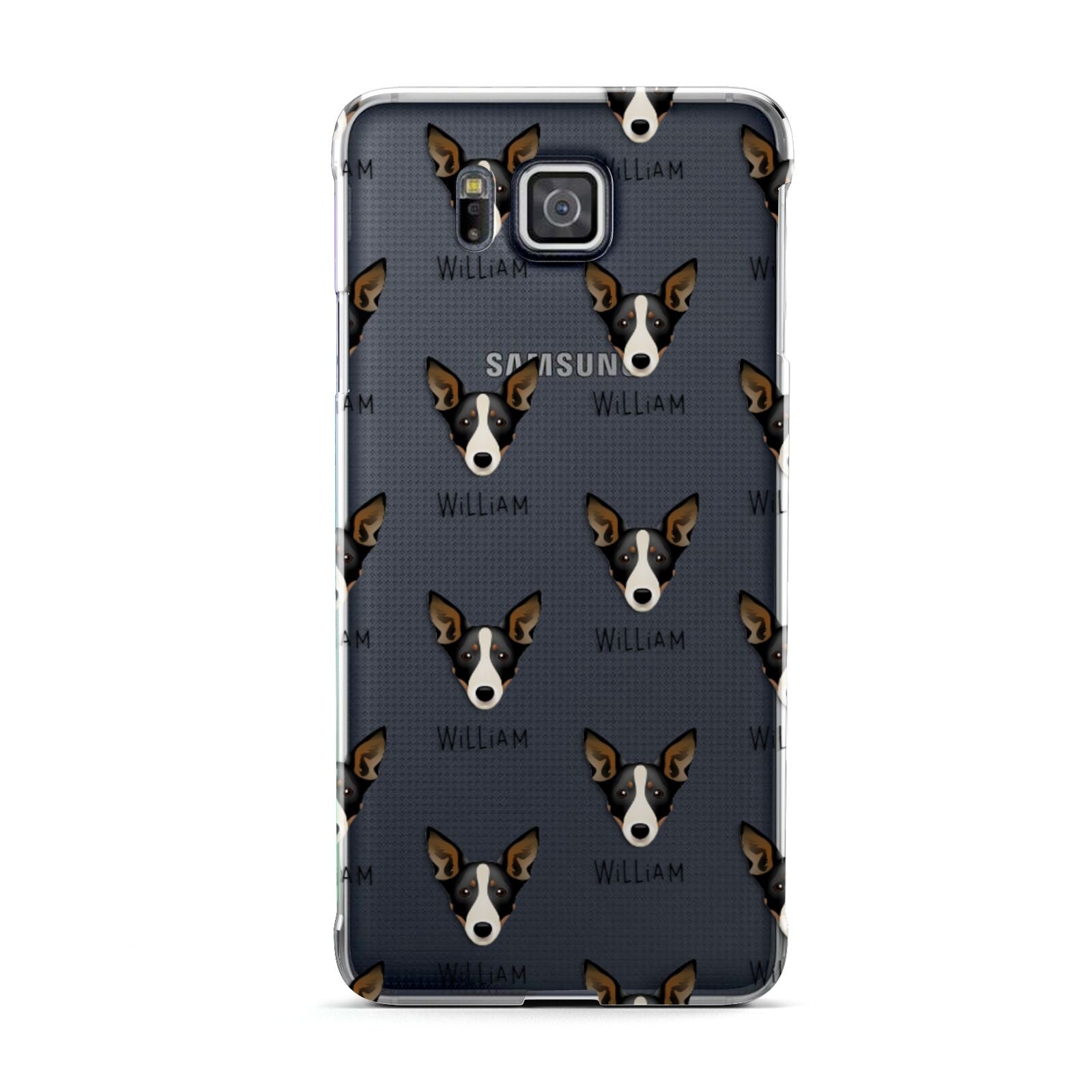 Lancashire Heeler Icon with Name Samsung Galaxy Alpha Case