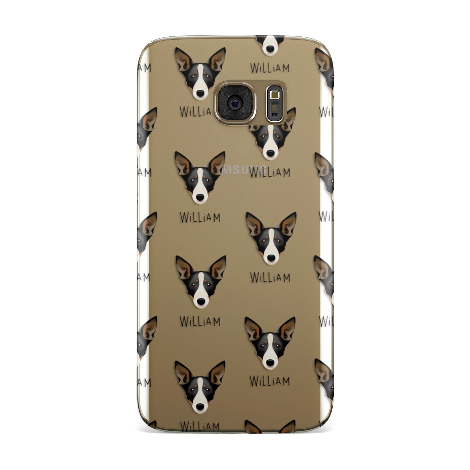 Lancashire Heeler Icon with Name Samsung Galaxy Case