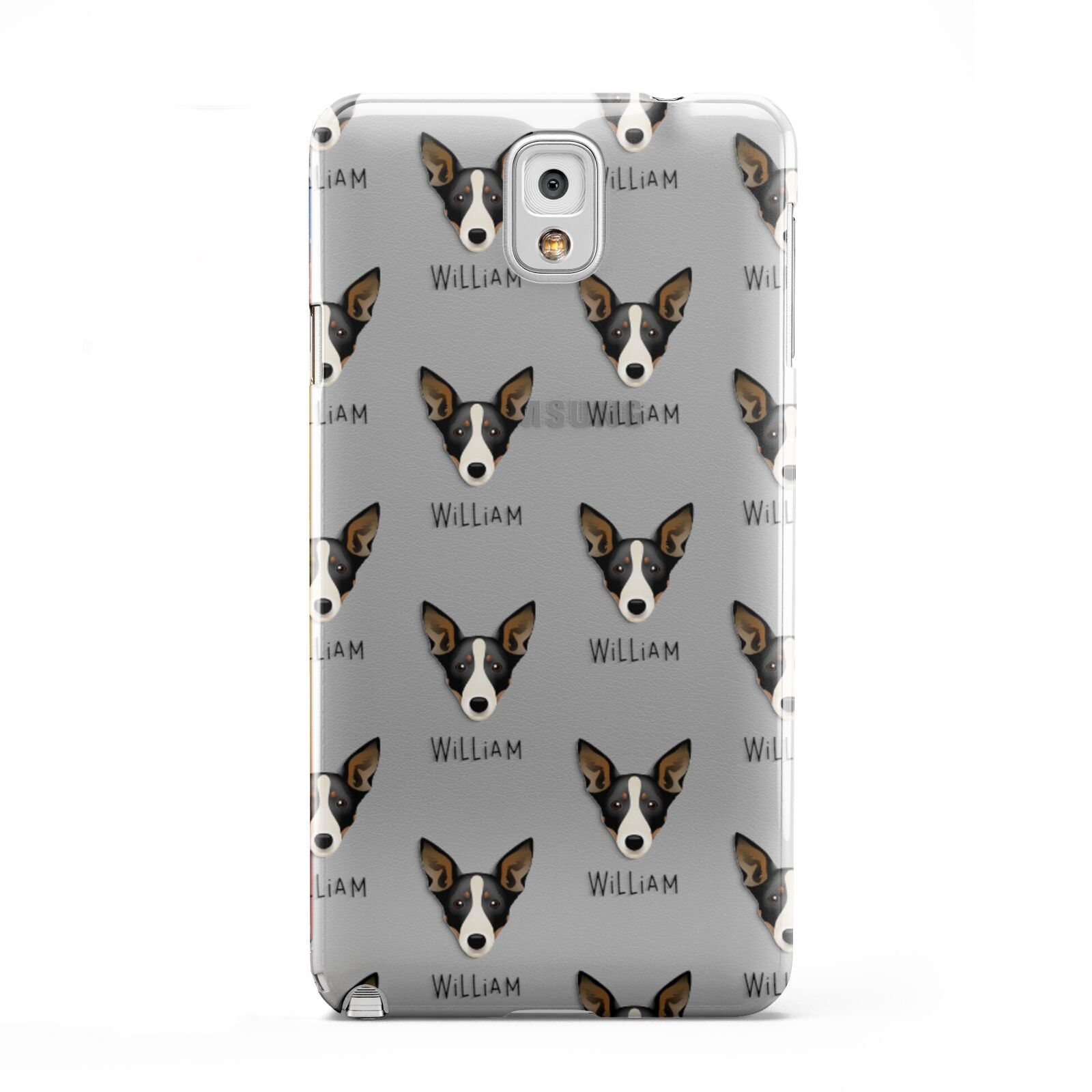 Lancashire Heeler Icon with Name Samsung Galaxy Note 3 Case