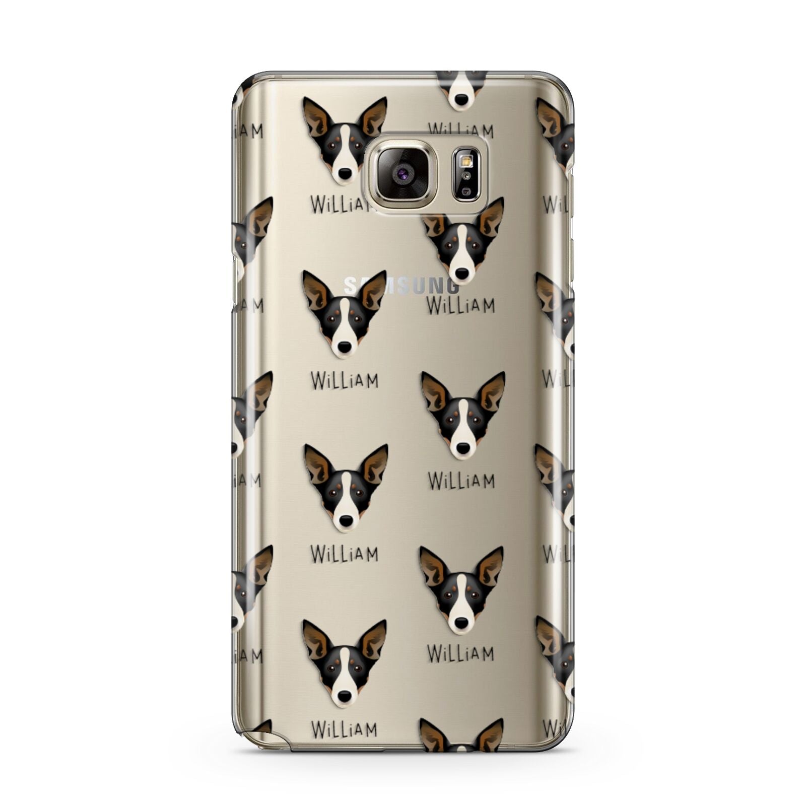 Lancashire Heeler Icon with Name Samsung Galaxy Note 5 Case