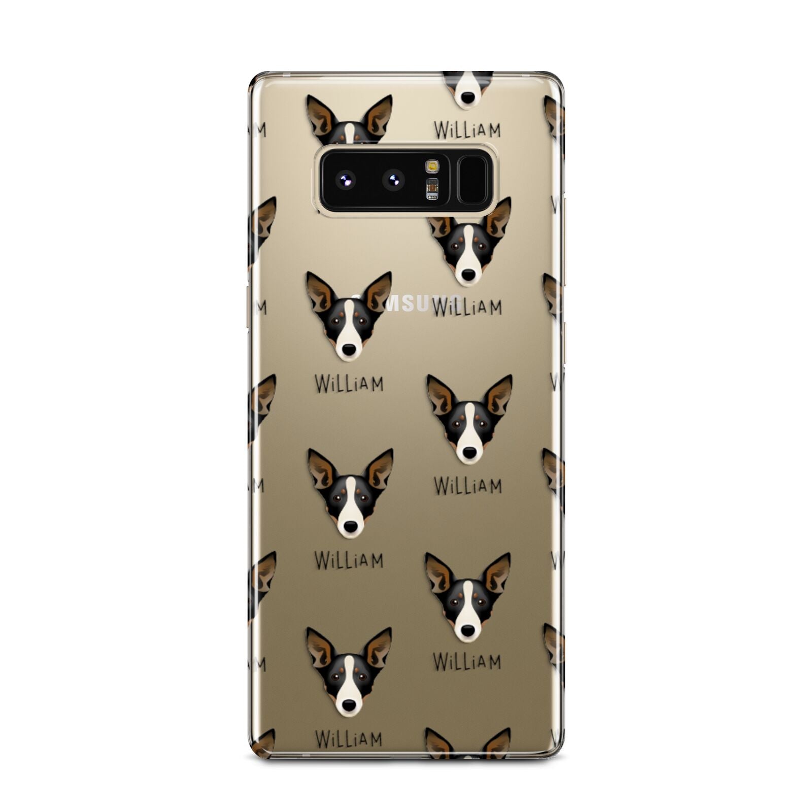 Lancashire Heeler Icon with Name Samsung Galaxy Note 8 Case