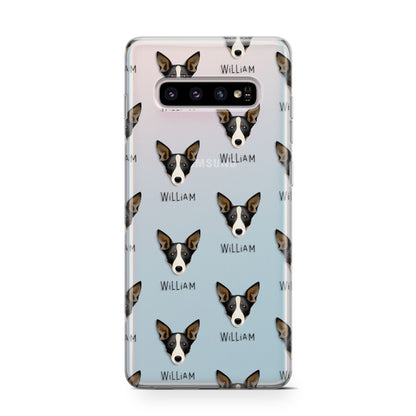 Lancashire Heeler Icon with Name Samsung Galaxy S10 Case