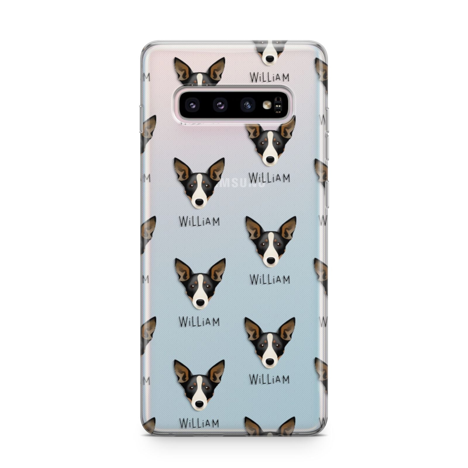 Lancashire Heeler Icon with Name Samsung Galaxy S10 Plus Case