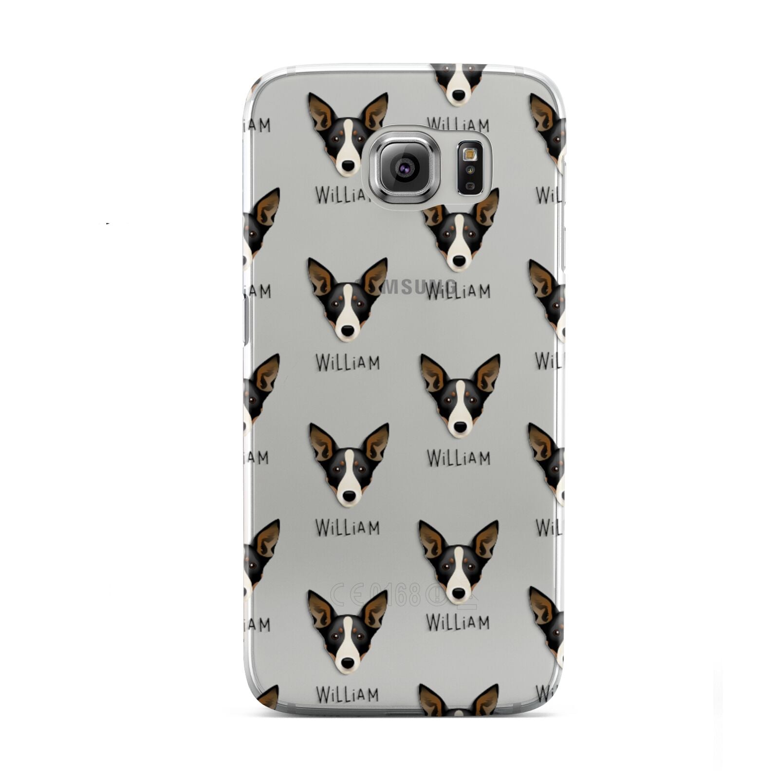 Lancashire Heeler Icon with Name Samsung Galaxy S6 Case