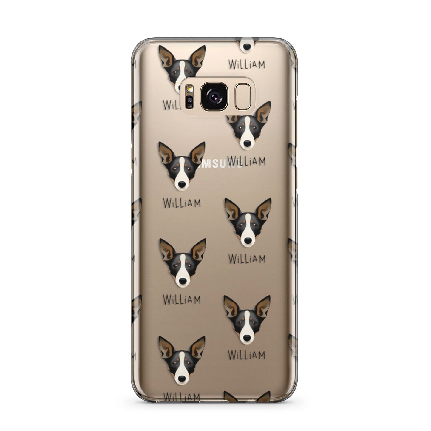 Lancashire Heeler Icon with Name Samsung Galaxy S8 Plus Case