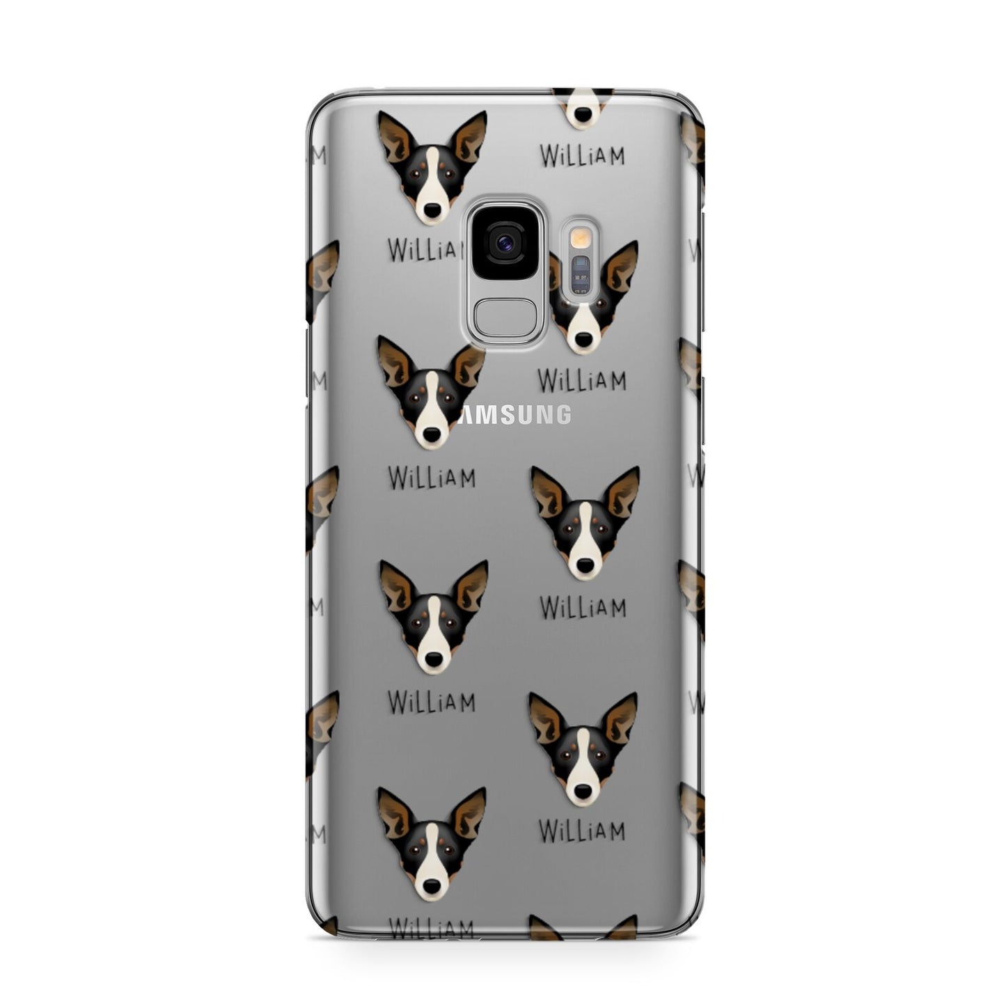 Lancashire Heeler Icon with Name Samsung Galaxy S9 Case