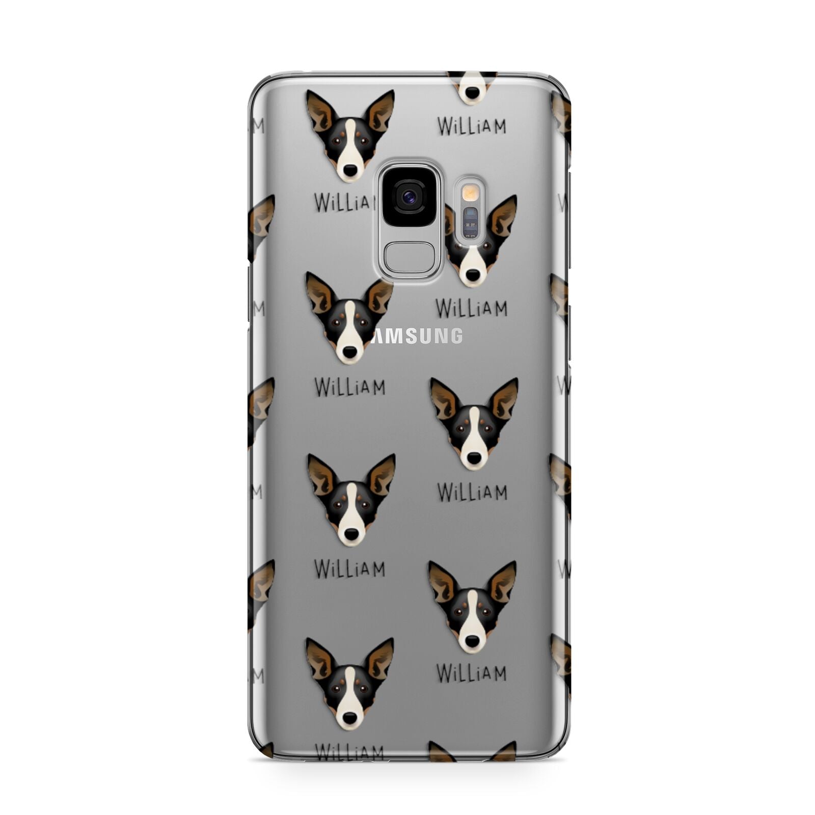 Lancashire Heeler Icon with Name Samsung Galaxy S9 Case