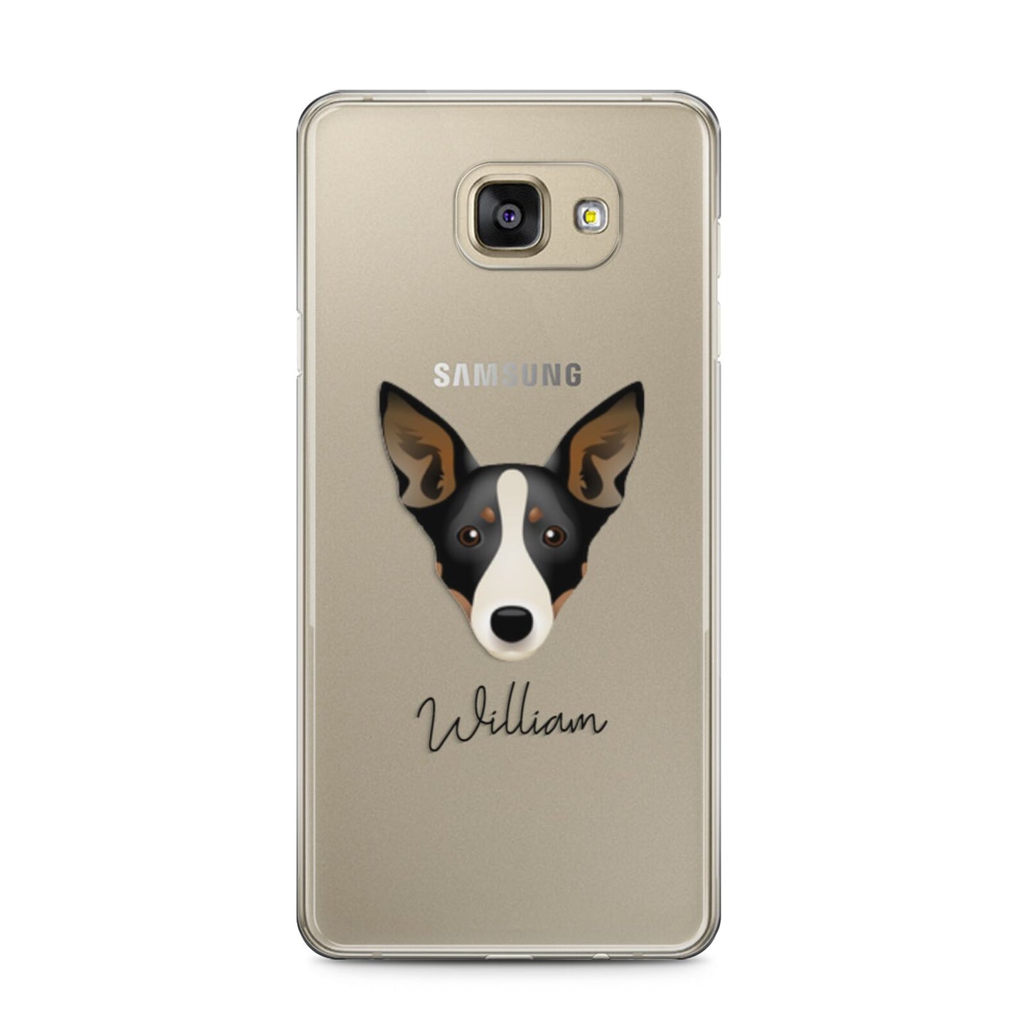 Lancashire Heeler Personalised Samsung Galaxy A5 2016 Case on gold phone