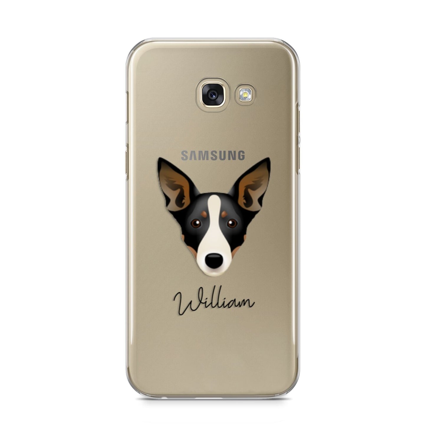 Lancashire Heeler Personalised Samsung Galaxy A5 2017 Case on gold phone