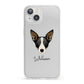 Lancashire Heeler Personalised iPhone 13 Clear Bumper Case