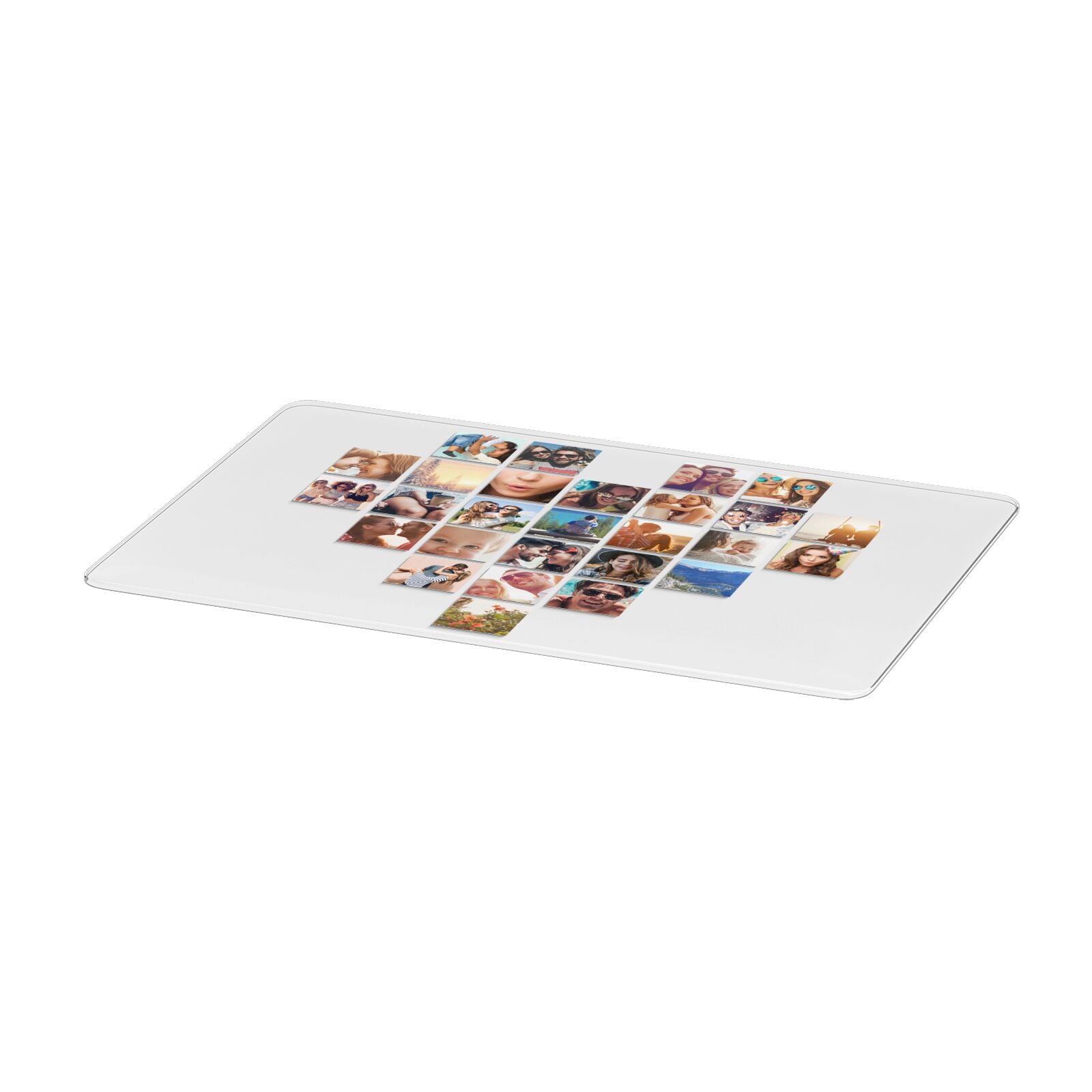 Large Heart Photo Montage Upload Apple MacBook Case Only