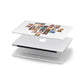 Large Heart Photo Montage Upload Apple MacBook Case in Detail