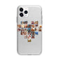 Large Heart Photo Montage Upload Apple iPhone 11 Pro Max in Silver with Bumper Case