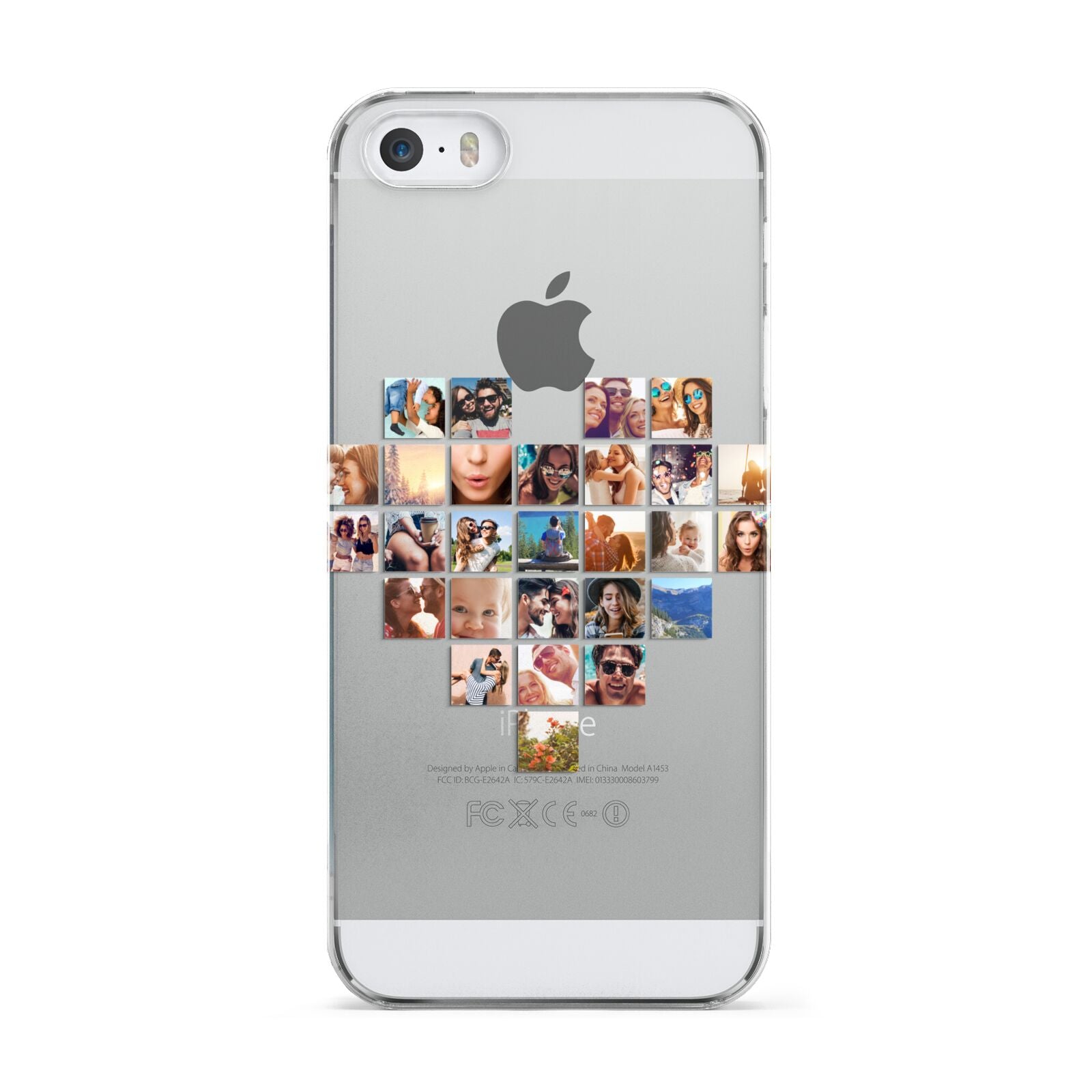 Large Heart Photo Montage Upload Apple iPhone 5 Case