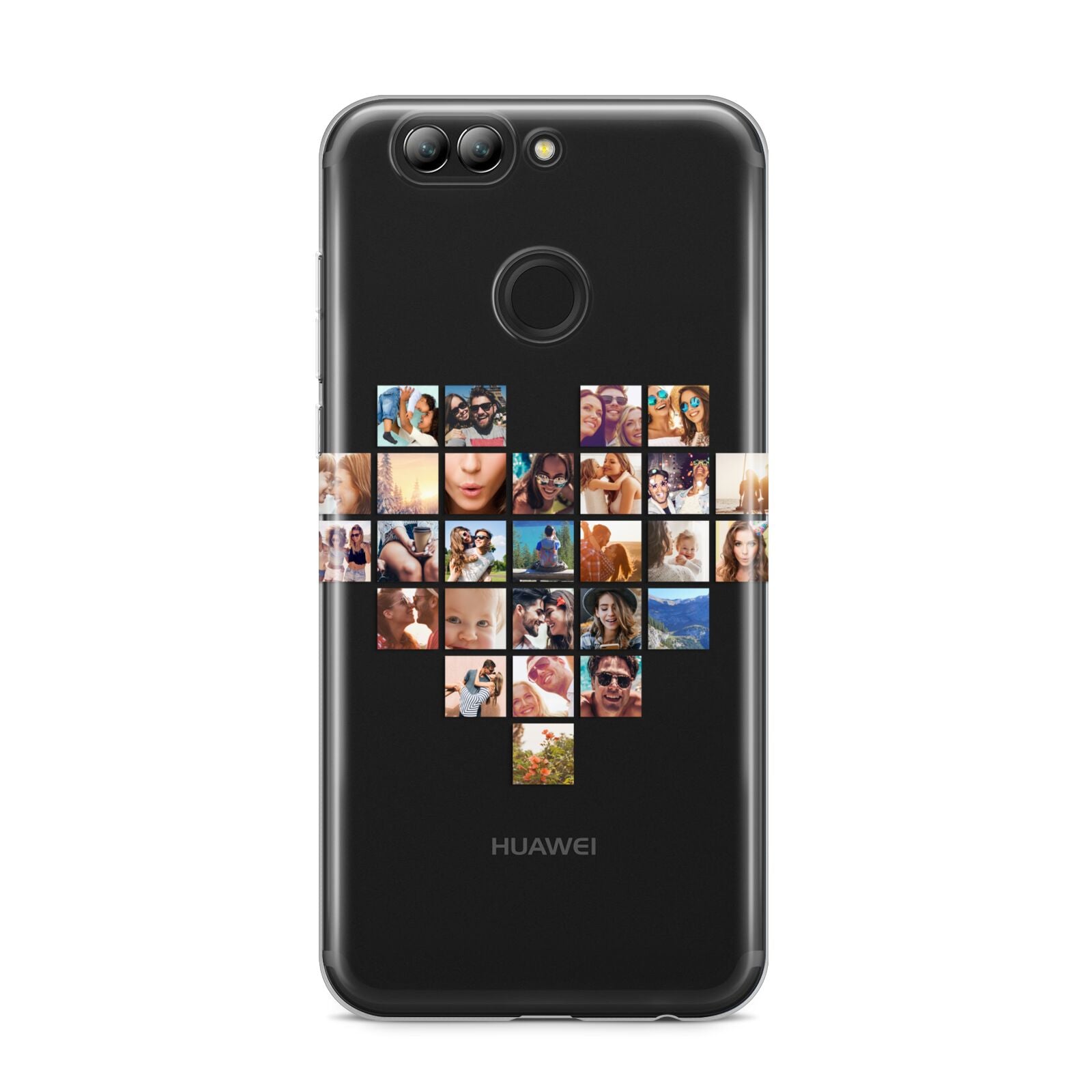 Large Heart Photo Montage Upload Huawei Nova 2s Phone Case