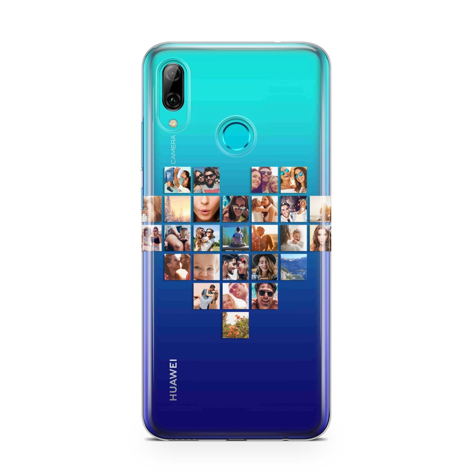 Large Heart Photo Montage Upload Huawei P Smart 2019 Case